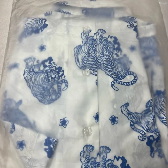 Jeeter Pursuit of Paradise Tiger Shirt - White Size Small unisex - Picture 4 of 12
